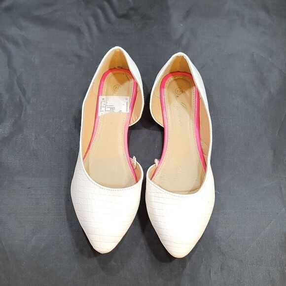 LYNX POINTED TOE D'ORSAY SLIP-ON WOMEN"S FLAT - Picture 4 of 13